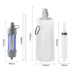 Trinkwasserfilter Wasserreinigungsstroh Mini Outdoor Living Wasserfiltration Notfall Reisewasserreinigungsschlauch (Orange) -Campingbedarf Geschäft a6aedac1310594534c5ea89a762bf1bf