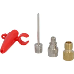 FISCHER Fahrrad-Luftpumpen-Adapter-Set 4-teilig -Campingbedarf Geschäft a7a8fc47b6ba43678773182ee43d2155