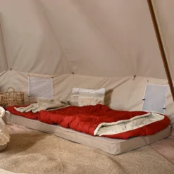 Deckenschlafsack, Outdoor Schlafsack Für Camping Und Zelten, 90 Cm Breit, Baumwolle Bossa Nova/Lamb's Wool, Inkl. Packbeutel, Farbe:rot -Campingbedarf Geschäft abaabef7c48c2b269348c77c45cb1d98