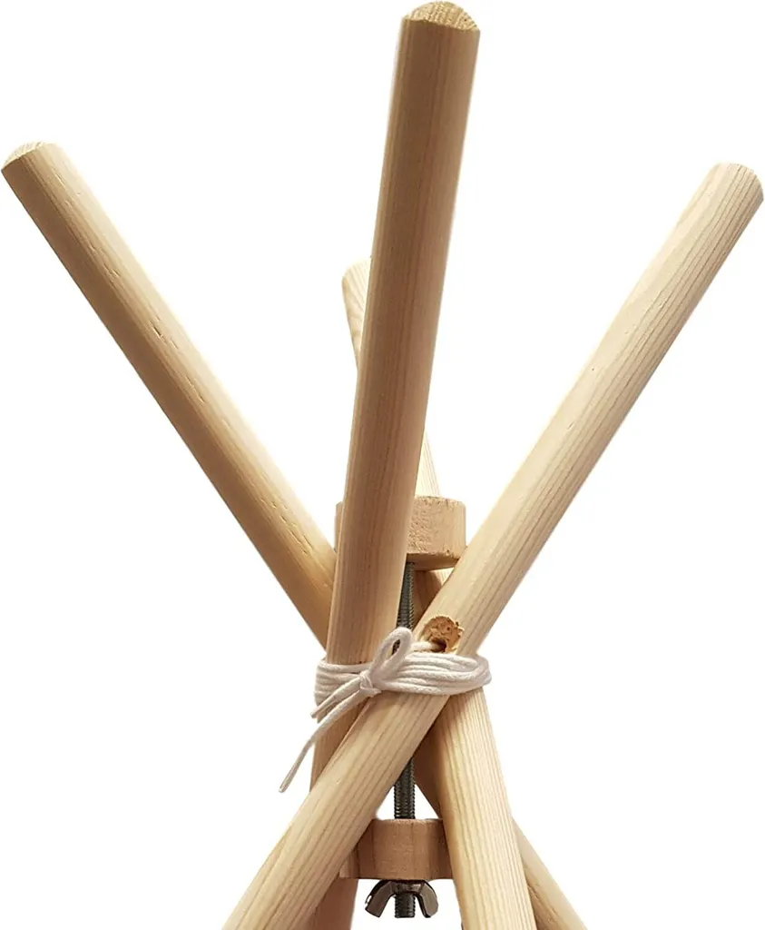 Tipi, Kinder Spielzelt, Teepee, Zelt Mit Fenster, Zelt, Tipizelt, Spielset Für Kinder Pink – Bild 2