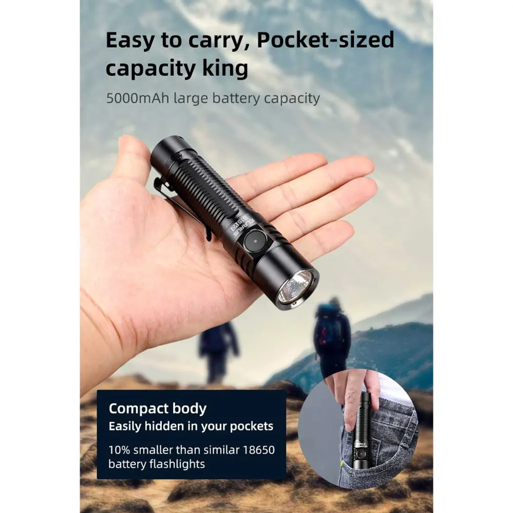 Klarus G15 V2.0 LED Taschenlampe 4200 Lumen – Bild 10