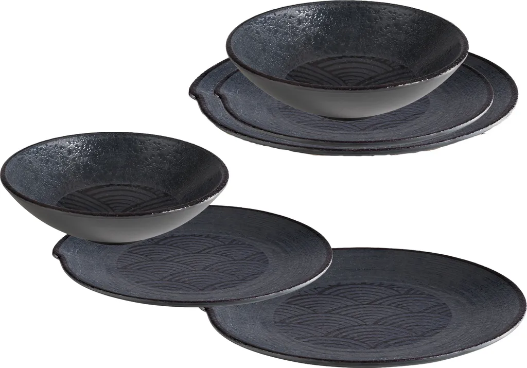 APS Campinggeschirr, Melamin Geschirrset, Picknickgeschirr Für Wohnmobil, Boot – Bild 2