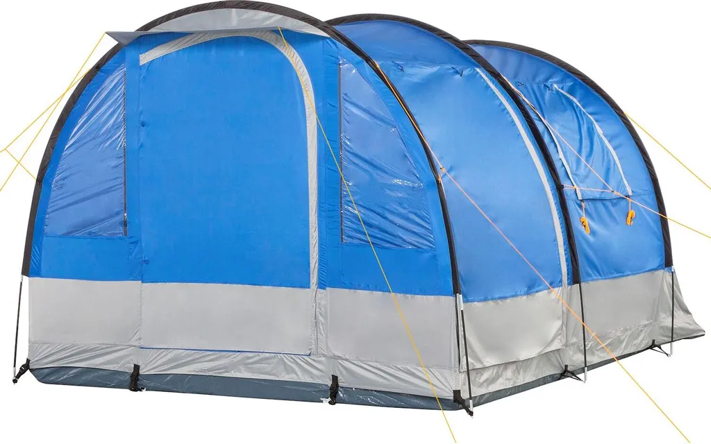 CampFeuer Zelt Smart Für 4 Personen | Blau/Grau, Tunnelzelt 2000 Mm Wassersäule 4 CampFeuer Zelt Smart Für 4 Personen | Blau/Grau, Tunnelzelt 2000 Mm Wassersäule – Bild 2