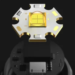 12000 Lumen Taschenlampe, LED Taschenlampe Extrem Hell USB Aufladbar 18650 Batterie, 4 Lichtmodi, Zoombar, Lange Arbeitszeit Taktische Taschenlampe -Campingbedarf Geschäft b27d9d9b972c3d60c691c053f13897da