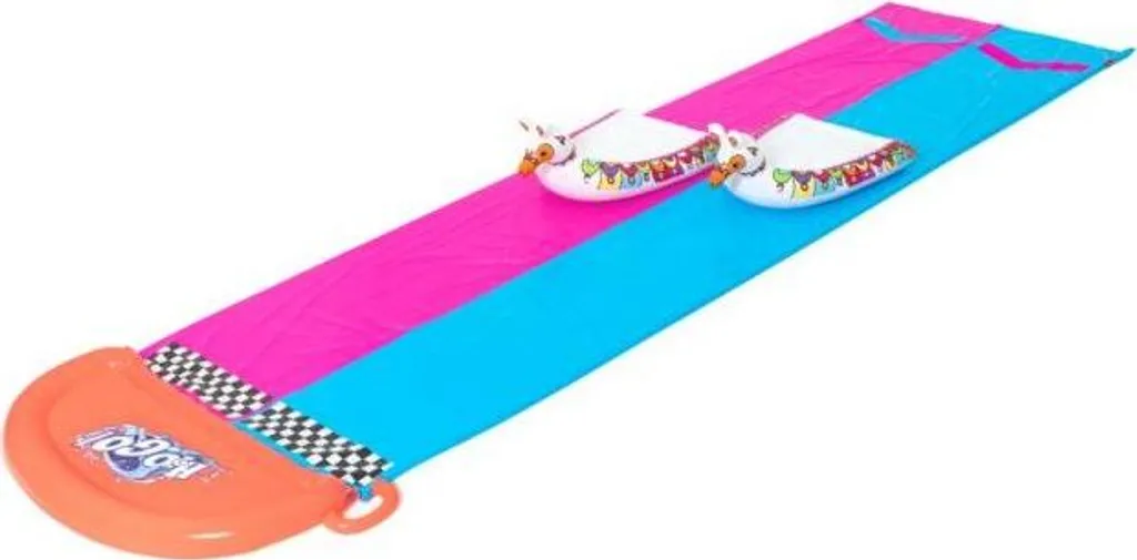 Bestway Sport H2OGO!™ 2er-Wasserrutsche Mit Aufblasbaren Lama-Schwimmtieren 488 Cm Wasserspielzeug Wasserspaß 0 – Bild 15