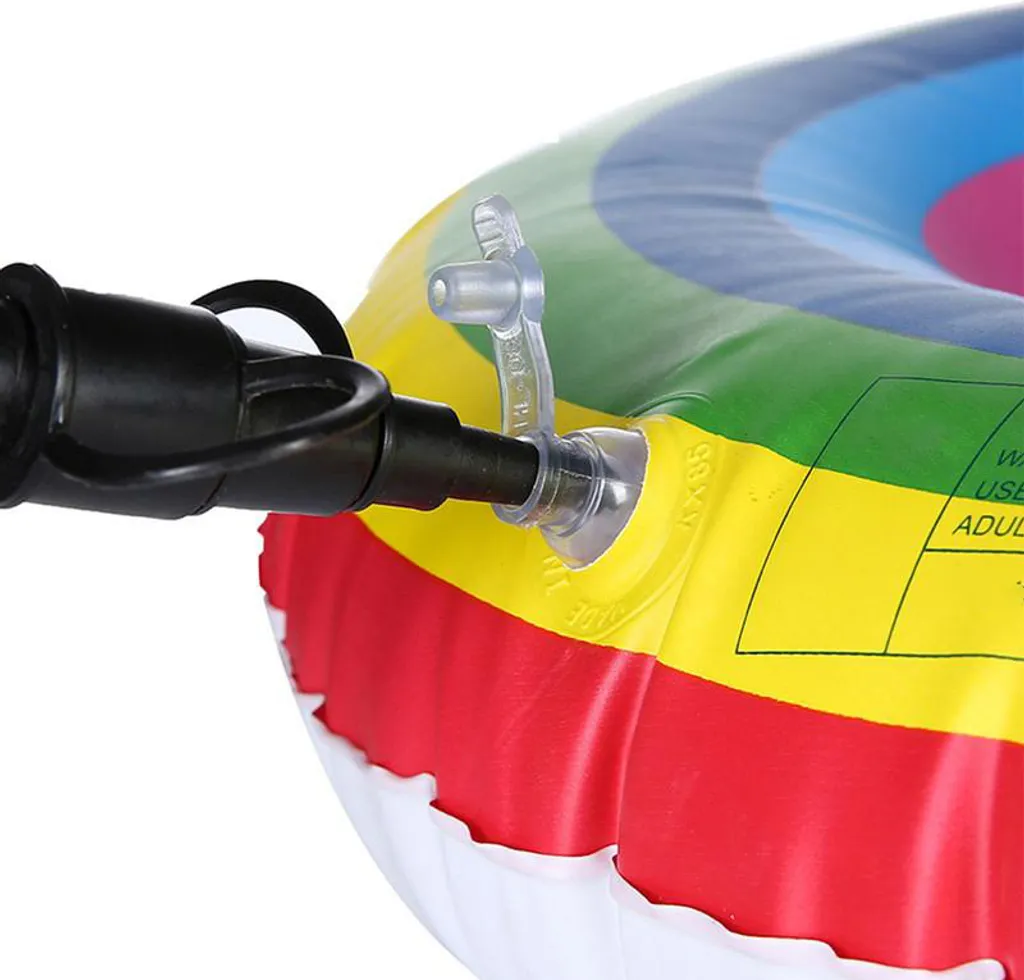 Handpumpe Doppelhub Manuelle Matratzenpumpe 2 Düsenaufsätze Hand Pumpe 2X 1,2 Liter Pumpleistung Doppelhubpumpe Handluftpumpe Retoo – Bild 5