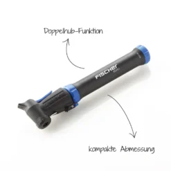 FISCHER Mini Fahrrad Luftpumpe Höhe: 265 Mm -Campingbedarf Geschäft b4d948faab8ab3108d21a38320318629