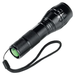 EASYmaxx LED Security Funktions Taschenlampe Sicherheit Bis 150m Metallgehäuse