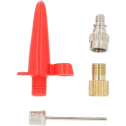 FISCHER Fahrrad-Luftpumpen-Adapter-Set 4-teilig -Campingbedarf Geschäft bae609168236f8905bcdf767862b6b5c