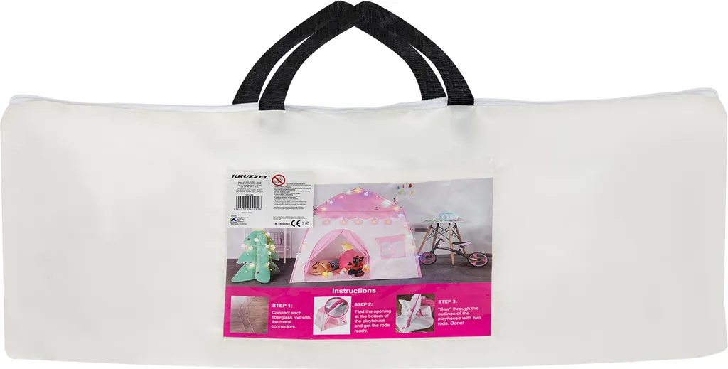 Kinderzelt Spielzelt Spielhaus Zelthaus Schloss Kinder LED-Lampen 17489 – Bild 7