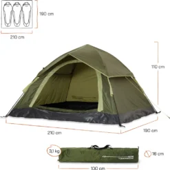Where Tomorrow Pop Up Wurfzelt Für 3 Personen - 215 X 195 X 120 Cm - Grün 22 Where Tomorrow Pop Up Wurfzelt Für 3 Personen - 215 X 195 X 120 Cm - Grün -Campingbedarf Geschäft bfdbce44f9a590376a316c1f14a5f0a5