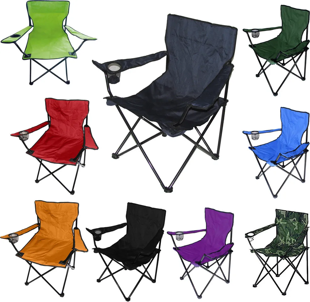 Linder Exclusiv Campingstuhl Mit Getränkehalter, Anglersessel Grün 4 Linder Exclusiv Campingstuhl Mit Getränkehalter, Anglersessel Grün – Bild 2