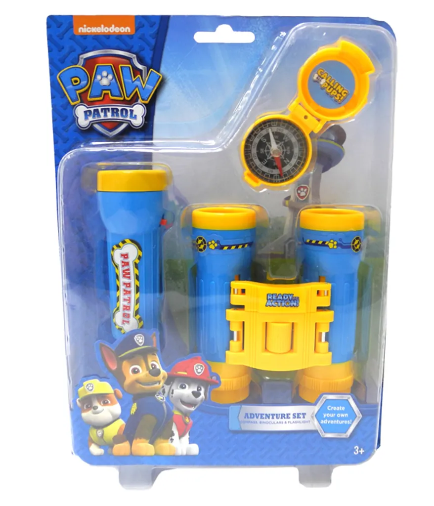 Joy Toy Patrol 1512093 Adventureset, Fernglas, Kompass Und Taschenlampe, Bunt - Akzeptabel – Bild 3