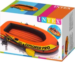 INTEX Explorer Pro 300 Set Aufblasbares Boot Mit Ruder Und Pumpe 58358NP -Campingbedarf Geschäft c2d8f815fd903e74787bab6b6460540f