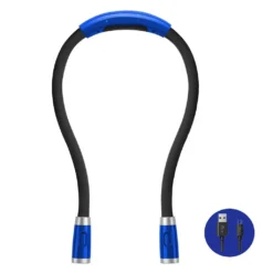 Halslampe Umhängelampe Leselampe Flexible Taschenlampe Für Lesen, Basteln, Stricken, Häkeln, Joggen