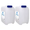 TravelBrother 2 X 10 Liter Kanister, Leer Mit Liter-Skalierung Plus 2 Deckel