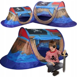 COIL Kinderzelt, Kinderspielzelt, Spielhaus, Pirat, Zelt Für Jungen