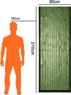 Notfall Überleben Schlafsack,Survival Biwaksack Erste Hilfe Rettungsdecken Wasserdicht Notfalldecke Warm Tube Zelt Ultraleicht Hitzeabweisend Kälteschutz Rettungszelt Für Outdoor(Grün) 15 Notfall Überleben Schlafsack,Survival Biwaksack Erste Hilfe Rettungsdecken Wasserdicht Notfalldecke Warm Tube Zelt Ultraleicht Hitzeabweisend Kälteschutz Rettungszelt Für Outdoor(Grün) -Campingbedarf Geschäft cceb6496858c1a29fbb1b2a14049e47d