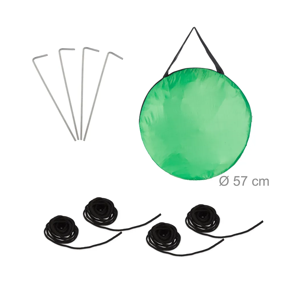 Relaxdays Duschzelt Pop Up In Grün – Bild 10