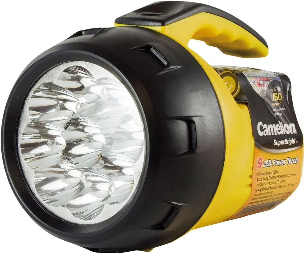 Camelion SuperBright 9 LED Taschenlampe (FL-9LED-4R6P) – Bild 2