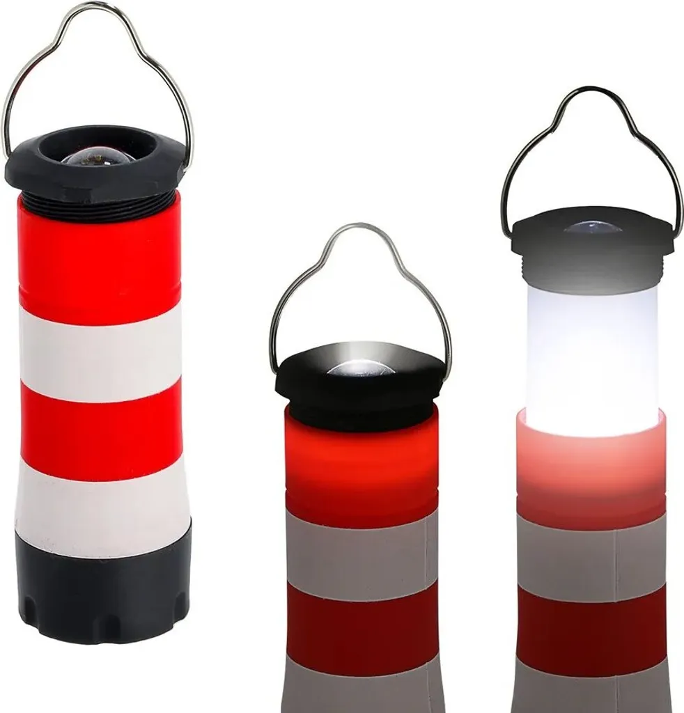 3in1 Taschenlampe Leuchtturm Multifunktionslampe Tischlampe Hängelampe Lampe Ausziehbar Zoomfunktion – Bild 5