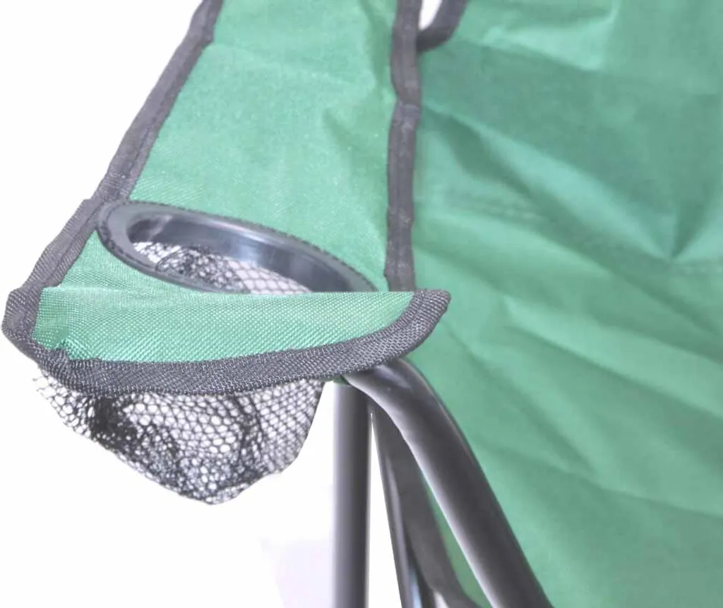 Linder Exclusiv Campingstuhl Mit Getränkehalter, Anglersessel Grün 11 Linder Exclusiv Campingstuhl Mit Getränkehalter, Anglersessel Grün – Bild 9