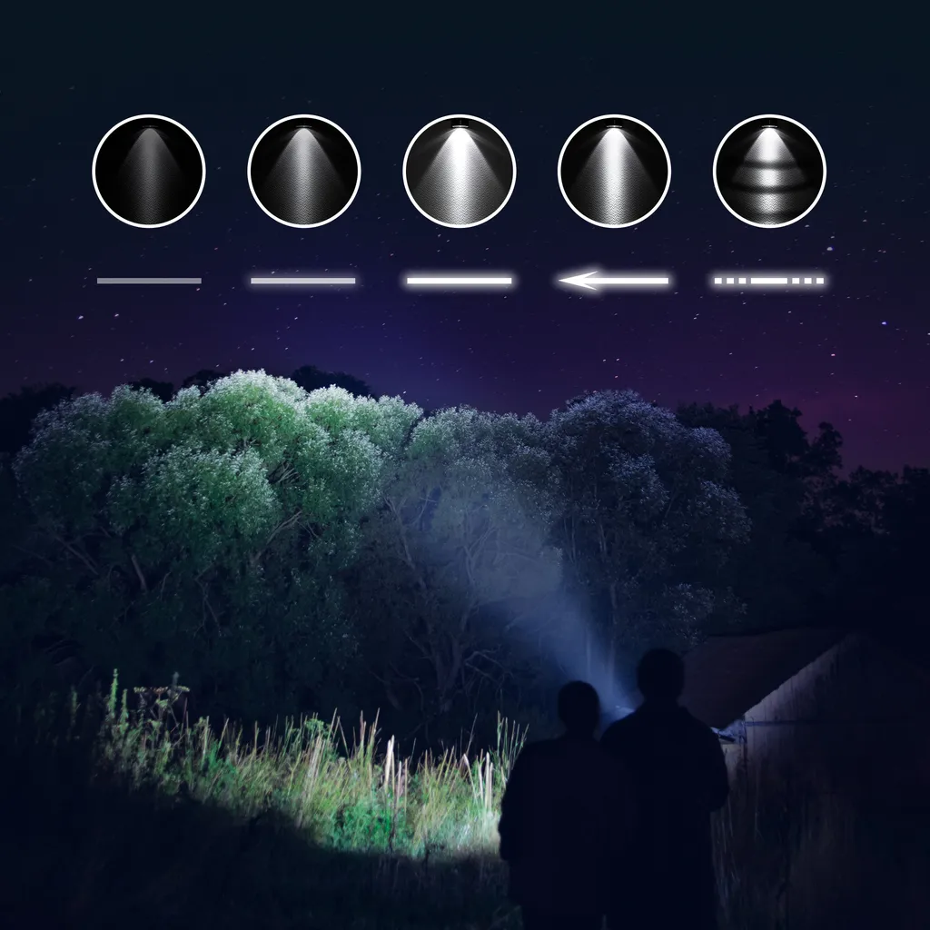 EFL-1138 Wili LED-Taschenlampe Mit Integrierter Wiederaufladbarer Batterie 700lm Extralink – Bild 3