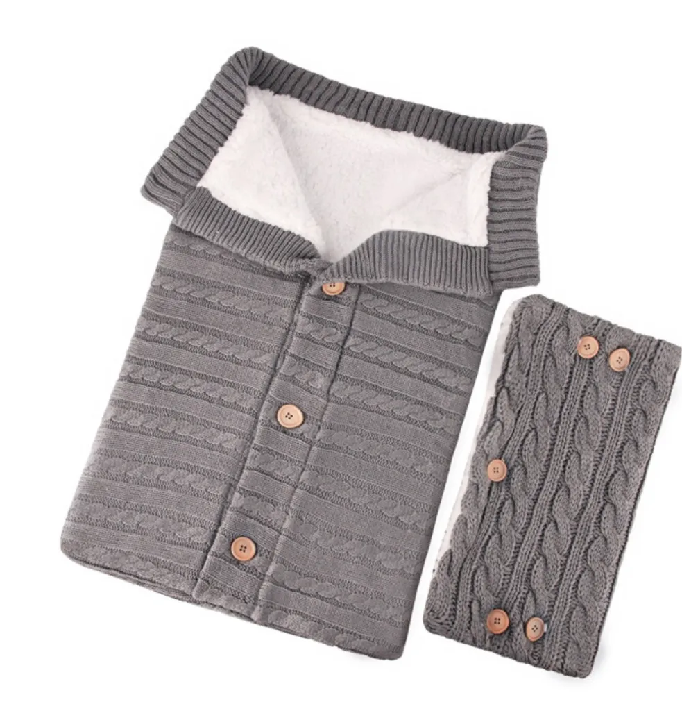 Baby Kinderwagen Winter Einschlagdecke Schlafsack+Armlehnenbezug Set Für Warme – Bild 2