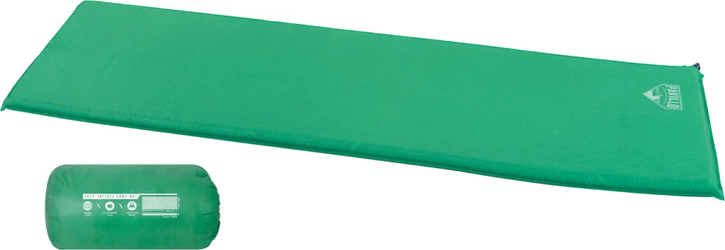 Bestway "Easy-Inflate Camp Mat" Selbstaufblasende Thermomatte, 180 X 50 X 2,5 Cm, Grün, 68058 – Bild 4