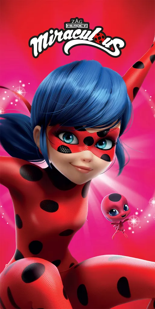 Miraculous Stars Kinder-Schlafsack 140 Cm + 30 Cm (Kapuze) X 70 Cm – Bild 2