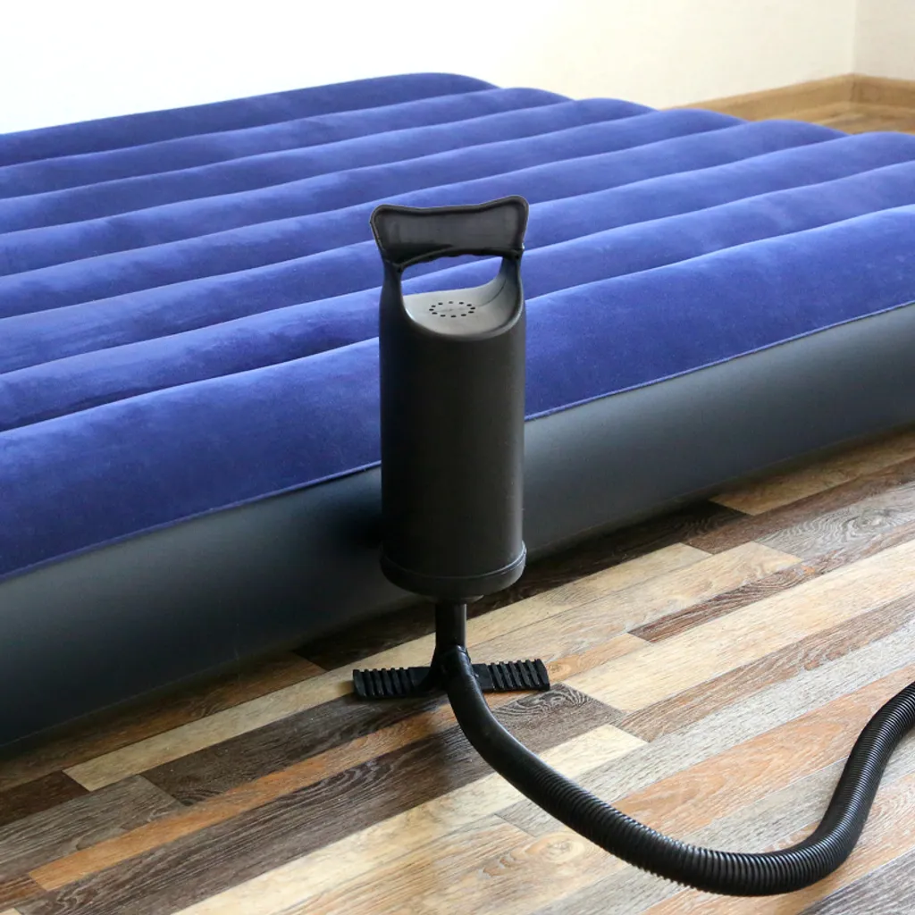 Handpumpe Doppelhub Manuelle Matratzenpumpe 2 Düsenaufsätze Hand Pumpe 2X 1,2 Liter Pumpleistung Doppelhubpumpe Handluftpumpe Retoo – Bild 9