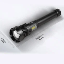 12000 Lumen Taschenlampe, LED Taschenlampe Extrem Hell USB Aufladbar 18650 Batterie, 4 Lichtmodi, Zoombar, Lange Arbeitszeit Taktische Taschenlampe -Campingbedarf Geschäft e2ce9cb2b7ae7bb87387ec2179972b58