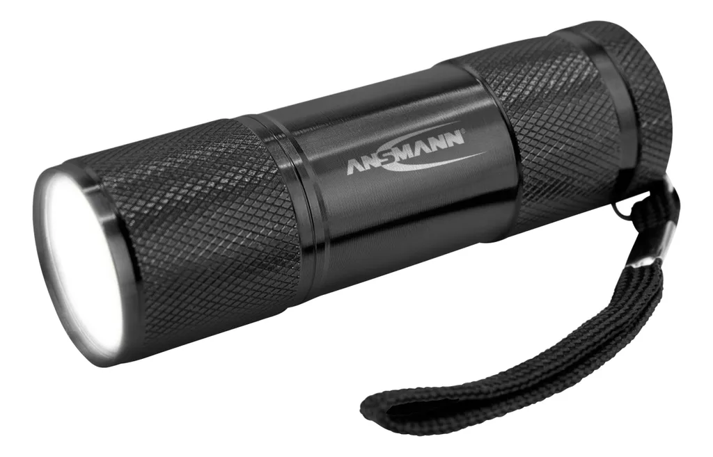 ANSMANN LED-Taschenlampe "ACTION COB LED" Mit Batterien