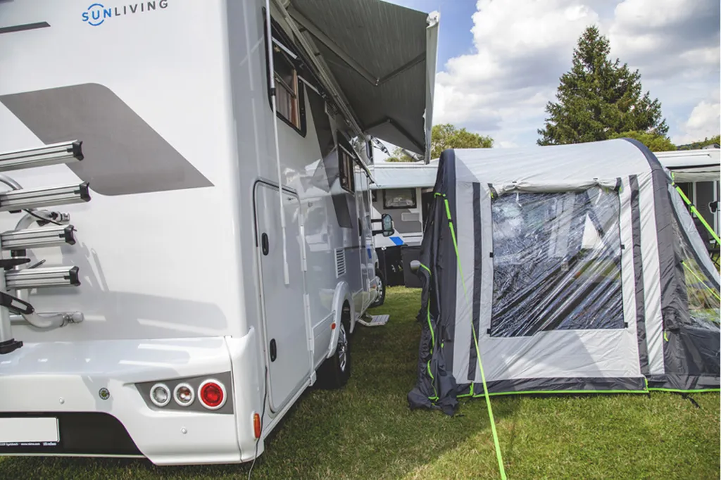 Aufblasbares Busvorzelt Tour Breeze Air Freistehend Anbauhöhe: 250 -280 Cm – Bild 4