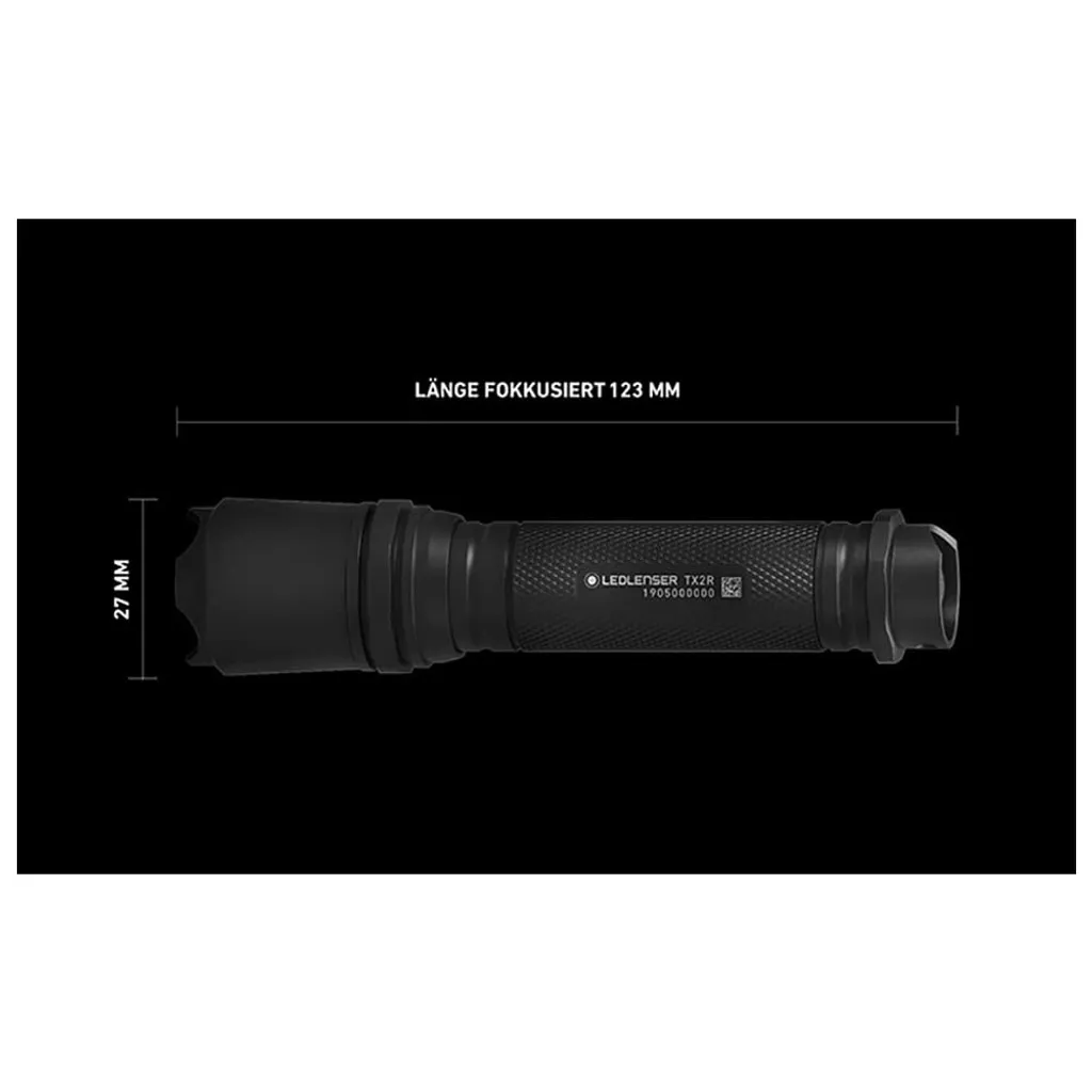 Chip-Fire TX2000R LED Taschenlampe Aus Dem Hause LEDlenser, Ultra-kompakt, 400 Lumen, 14500 Akku, 185 Meter Leuchtweite, Inkl. Gürteltasche, Handschlaufe – Bild 4