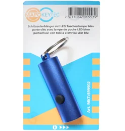 Schlüsselanhänger Blaue LED Taschenlampe Mit Schlüsselring -Campingbedarf Geschäft ed34987415ea70b166009cca67b5ea62