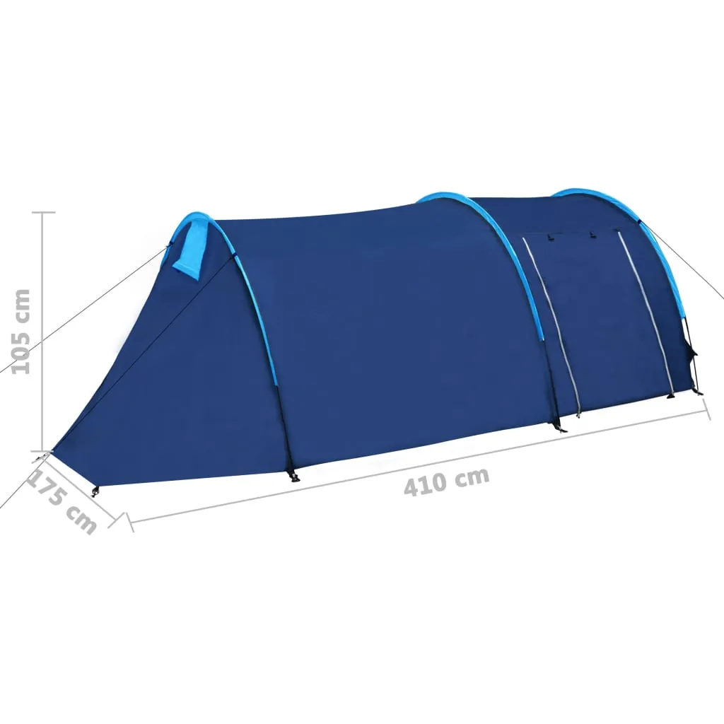 VidaXL Campingzelt 4 Personen Marineblau / Hellblau – Bild 9