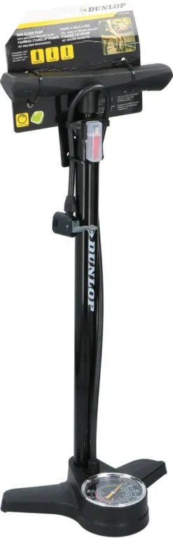 Fahrradpumpe Mit Manometer - Luftpumpe Für Alle Ventile - Standpumpe Für Dunlop-Ventil - Presta-Ventil Und Auto-Ventil - Schwarz -Campingbedarf Geschäft f22ca74e4895276207c402f59d703b04