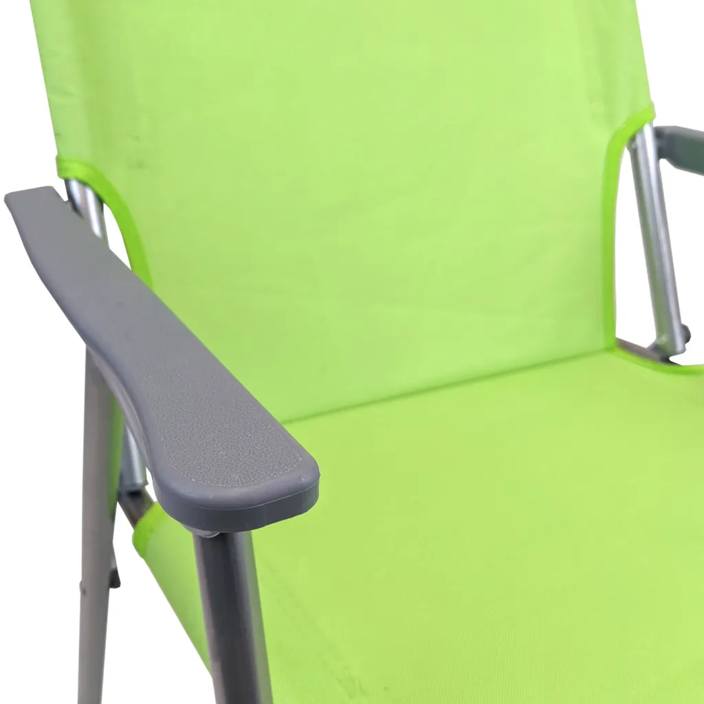 Wohaga Campingstuhl 'Texel' Mit Armlehnen, Klappbar - Grün – Bild 3