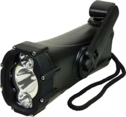 PowerPlus Shark - Dynamo LED Taschenlampe And Notfall Charger - Wasserdicht