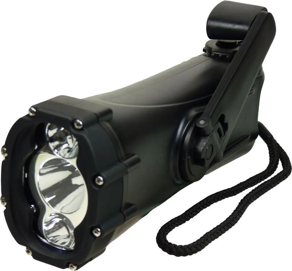 PowerPlus Shark - Dynamo LED Taschenlampe And Notfall Charger - Wasserdicht