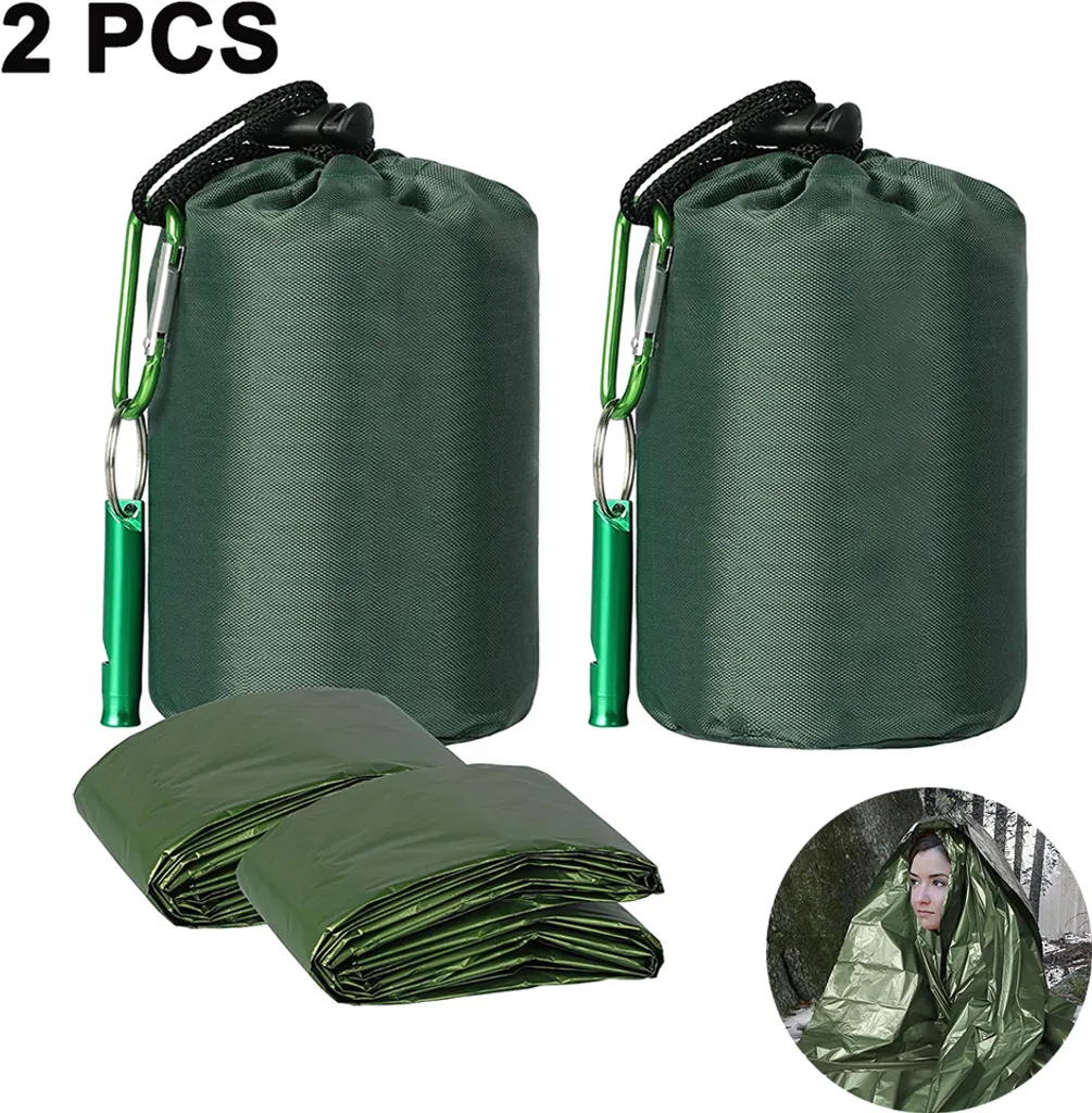 Notfall Überleben Schlafsack,Survival Biwaksack Erste Hilfe Rettungsdecken Wasserdicht Notfalldecke Warm Tube Zelt Ultraleicht Hitzeabweisend Kälteschutz Rettungszelt Für Outdoor(Grün) 3 Notfall Überleben Schlafsack,Survival Biwaksack Erste Hilfe Rettungsdecken Wasserdicht Notfalldecke Warm Tube Zelt Ultraleicht Hitzeabweisend Kälteschutz Rettungszelt Für Outdoor(Grün)