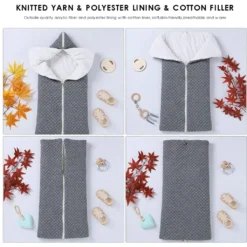 Neugeborenen Wickeldecke, Multifunktional Winter Warme Schlafsack Kinderwagen Decke Für 0-12 Monate Baby Jungen Oder Mädchen -Campingbedarf Geschäft f75ce7df8f8e3b58846e2bf955c6be01
