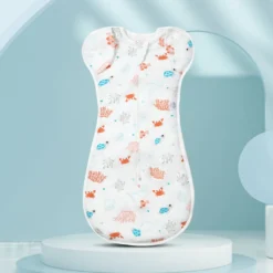 Baby Übergangsschlafsack Anti-Erschrecken Baby Pucksack Mit Loser Saum Pucktücher Baby Schlafsack Mit 3-6 Monate Stye5