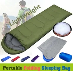 Outdoor Umschlag Schlafsack Camping Ultraleichter Schlafsack Mit Kappe, Armeegrün -Campingbedarf Geschäft fa3157ac5994511523cbdd5735a47ef9