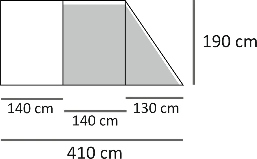 CampFeuer Zelt Smart Für 4 Personen | Blau/Grau, Tunnelzelt 2000 Mm Wassersäule 6 CampFeuer Zelt Smart Für 4 Personen | Blau/Grau, Tunnelzelt 2000 Mm Wassersäule – Bild 4