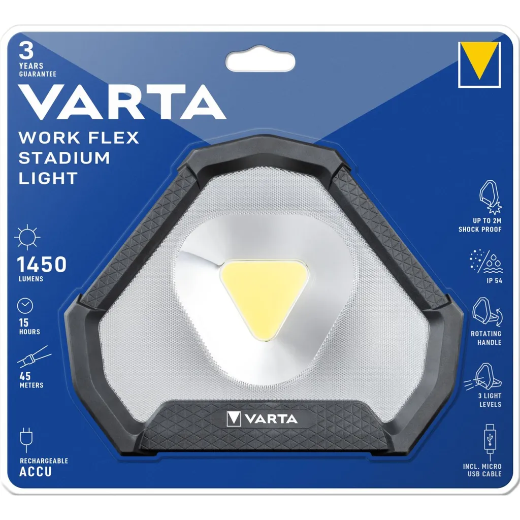 Varta Work Flex Stadium Light Mit Akku – Bild 2